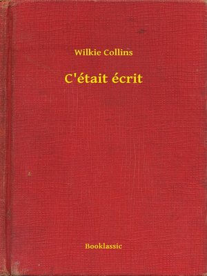 cover image of C'était écrit